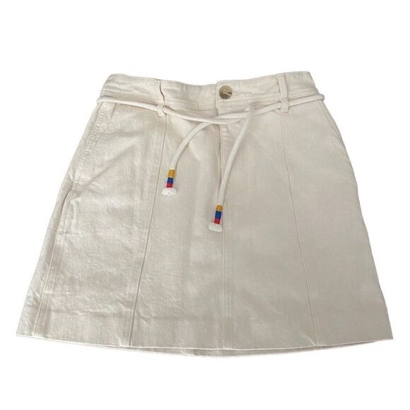 Madewell Capital A-Line Mini Skirt 0 - Picture 2 of 5